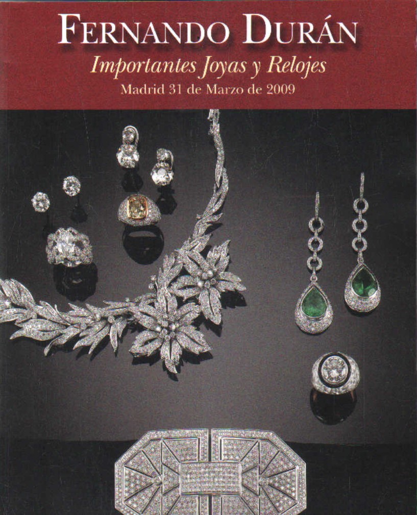 FERNANDO DURÁN JOYAS Y RELOJES SUB. 335, MARZO 2009
