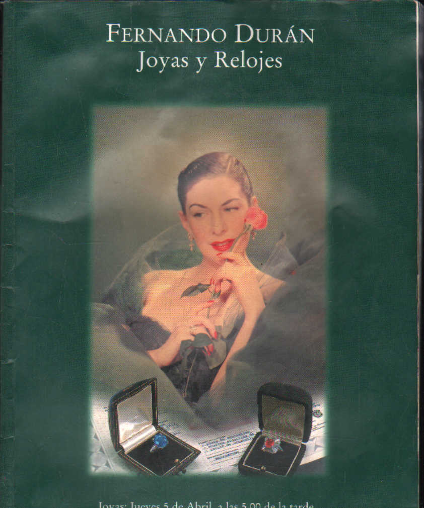 FERNANDO DURÁN JOYAS Y RELOJES, ABRIL 2001