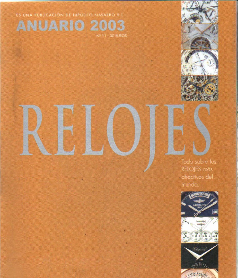 RELOJES. ANUARIO 2003 Nº. 11