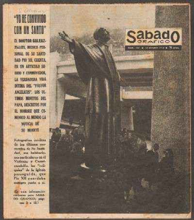 SABADO GRAFICO Nº107: YO HE CONVIVIDO CON UN SANTO