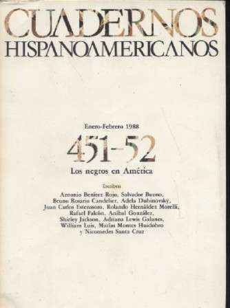 CUADERNOS HISPANOAMERICANOS. ENERO-FEBRERO 1988. Nº 451-52
