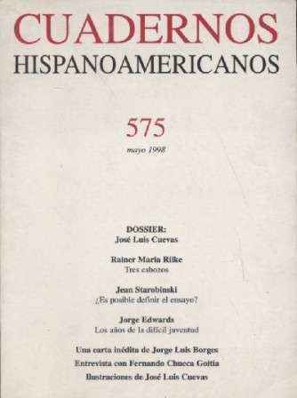 CUADERNOS HISPANOAMERICANOS. MAYO 1998. Nº 575