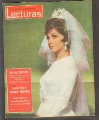 REVISTA LECTURAS. Nº. 534. GINA LOLLOBRIGIDA.
