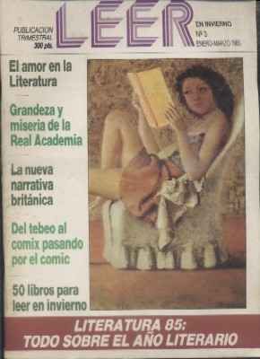 REVISTA LEER. EN INVIERNO. Nº 3. ENERO-.MARZO 1985. PUBLICACION TRIMESTRAL.