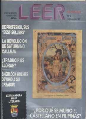 REVISTA LEER. EN PRIMAVERA. Nº 8. ABRIL-JUNIO 1985. PUBLICACION TRIMESTRAL.
