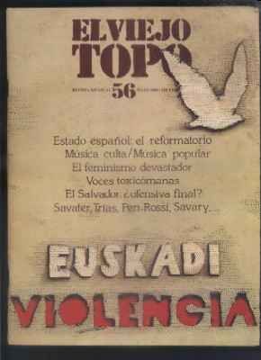 REVISTA MENSUAL EL VIEJO TOPO Nº 56. MAYO. 1981.