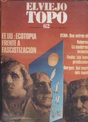REVISTA MENSUAL EL VIEJO TOPO Nº 62. NOV. 1981.