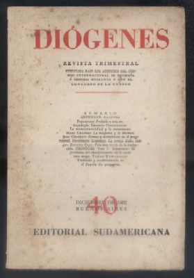 DIOGENES. REVISTA TRIMESTRAL N.º 40. OCTUBRE-DICIEMBRE DE 1962.