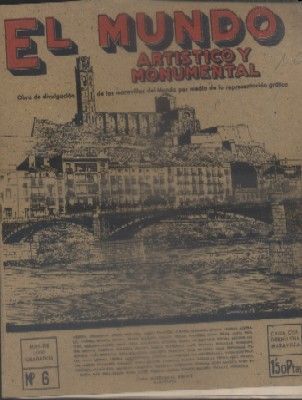 REVISTA EL MUNDO ARTISTICO Y MONUMENTAL Nº 6.