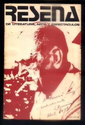 REVISTA RESEÑA. LITERATURA, ARTE Y ESPECTACULOS. JUNIO 1973 Nº 66.