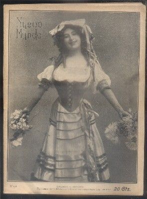 REVISTA MUNDO NUEVO Nº 768. AÑO XV. 1908. EMERITA A. ESPARZA.…