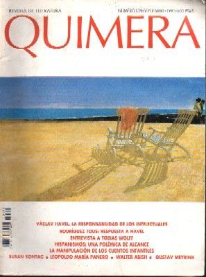 REVISTA DE LITERATURA QUIMERA. Nº 139. SEPTIEMBRE 1995.