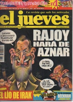 REVISTA EL JUEVES Nº 1372. AÑO XXVI - SEPTIEMBRE 2003.
