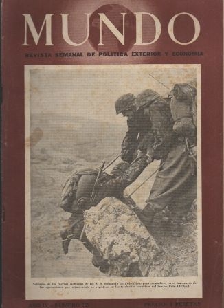 MUNDO - REVISTA SEMANAL DE POLITICA EXTERIOR Y ECONOMIA Nº 155.