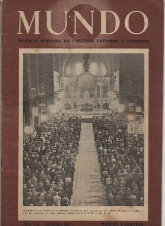 MUNDO - REVISTA SEMANAL DE POLITICA EXTERIOR Y ECONOMIA Nº 301.
