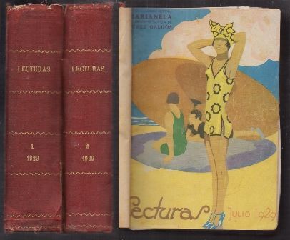 REVISTA LECTURAS. AÑO 1929. TOMOS 1 Y 2.