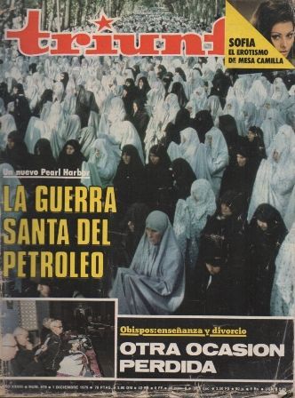 REVISTA TRIUNFO. AÑO XXXIII  Nº 878 DICIEMBRE 1979.