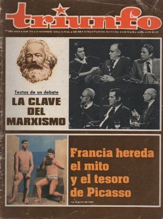 REVISTA TRIUNFO. AÑO XXXIII  Nº 878 OCTUBRE 1979.