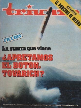 REVISTA TRIUNFO. AÑO XXXIII  Nº 873 OCTUBRE 1979.