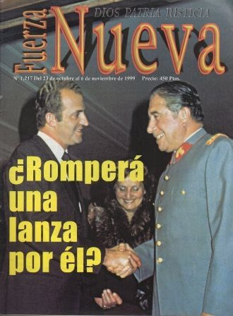 REVISTA FUERZA NUEVA. Nº 1217 DEL 23 DE OCTUBRE AL 6 DE NOVIEMBRE DE 1999.