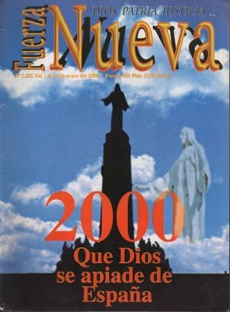 REVISTA FUERZA NUEVA. Nº 1221 DEL 1 AL 15 DE ENERO DE 2000.