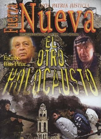 REVISTA FUERZA NUEVA. Nº 1264 DEL  6 AL 25 DE ABRIL DE 2002.
