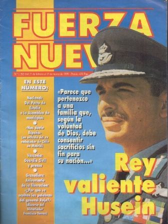 REVISTA FUERZA NUEVA. Nº 1202 DEL 27 DE FEBRERO AL 15 DE MARZO DE 1999.
