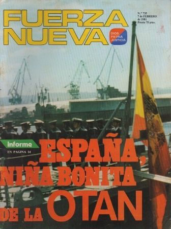 REVISTA FUERZA NUEVA. Nº 735 -  7 DE FEBRERO DE 1981.