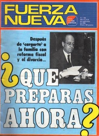 REVISTA FUERZA NUEVA. Nº 766 - DEL 12 AL 19 DE SEPTIEMBRE DE 1981.
