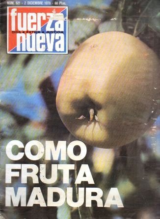REVISTA FUERZA NUEVA. Nº 621 - 2 DE DICIEMBRE DE 1978.