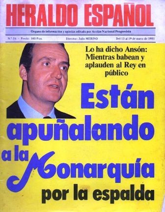 REVISTA HERALDO ESPAÑOL. Nº 54 - DEL 13 AL 19 DE MAYO DE 1981.