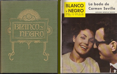 REVISTA BLANCO Y NEGRO 6 TOMOS AÑO COMPLETO DE 1961.