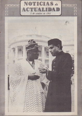 REVISTA NOTICIAS DE ACTUALIDAD VOL. XIII NÚM. 15 - OCTUBRE 1961.