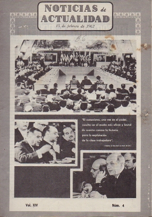 REVISTA NOTICIAS DE ACTUALIDAD VOL. XIV NÚM. 4 - FEBRERO 1962.
