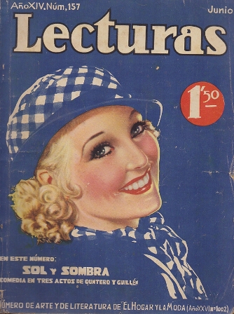 REVISTA LECTURAS  AÑO XIV Nº. 157 JUNIO DE 1934