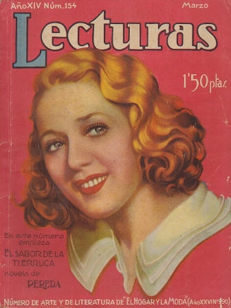 REVISTA LECTURAS  AÑO XIV Nº. 154 MARZO DE 1934