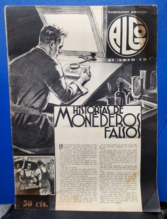ALGO - SEMANARIO ENCICLOPEDICO AÑO VI  7 JULIO 1934 Nº 256