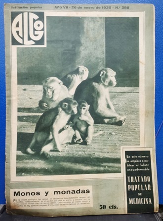 ALGO - SEMANARIO ENCICLOPEDICO AÑO VII 26 ENERO 1935 Nº 285