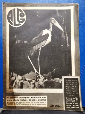 ALGO - SEMANARIO ENCICLOPEDICO AÑO VII 13 ABRIL 1935 Nº 296