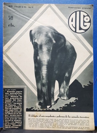 ALGO - SEMANARIO ENCICLOPEDICO AÑO VII 20 ABRIL 1935 Nº 297