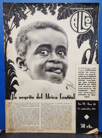 ALGO - SEMANARIO ENCICLOPEDICO AÑO VII 14 SEPTIEMBRE 1935 Nº 318
