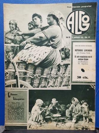 ALGO - SEMANARIO ENCICLOPEDICO AÑO VII 21 SEPTIEMBRE 1935 Nº 319