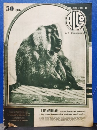 ALGO - SEMANARIO ENCICLOPEDICO AÑO VII 28 SEPTIEMBRE 1935 Nº 326
