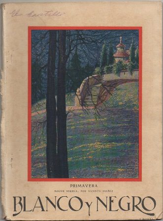 REVISTA ILUSTRADA BLANCO Y NEGRO. PRIMAVERA. AÑO 37 Nº 1873. ABRIL DE 1927
