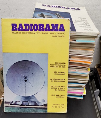 REVISTA RADIORAMA - PRACTICA ELECTRONICA, RADIO, TV., RADIO, HI-FI (a 0,60 € cada revista)