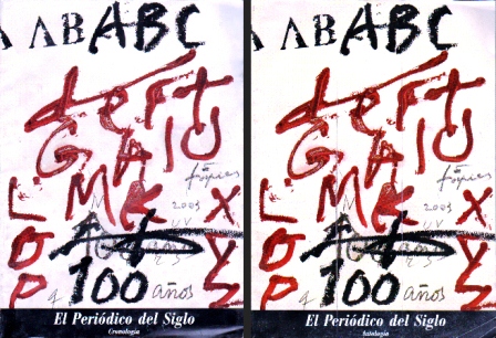 ABC. EL PERIODICO DEL SIGLO. CRONOLOGIA Y ANTOLOGIA - 2 TOMOS