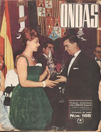 REVISTA ONDAS 1 DICIEMBRE DE 1959 Nº 168
