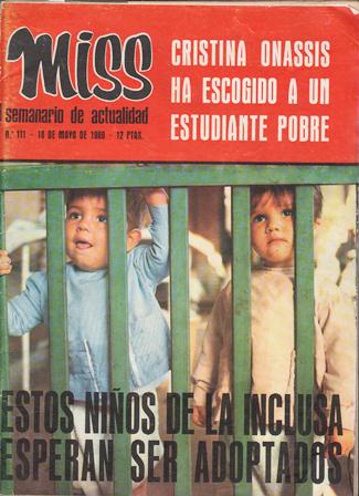 REVISTA MISS SEMANARIO DE ACTUALIDAD Nº 111 16 DE MAYO DE 1969