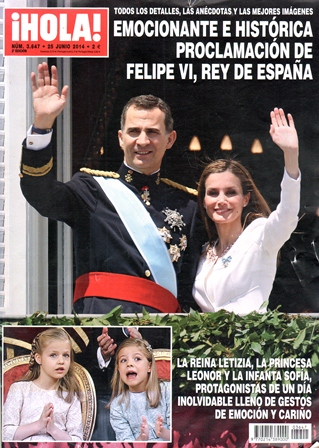 REVISTA HOLA NÚM. 3.647 - 25 DE JUNIO DE 2014