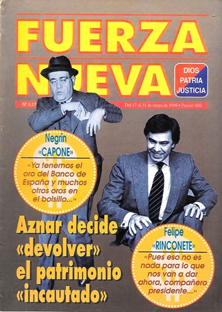 REVISTA FUERZA NUEVA. Nº 1179. ENERO-FEBRERO 1998.